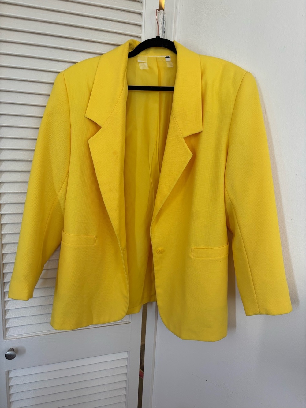 Yellow Women's Blazer Jacket - Untitled Brand